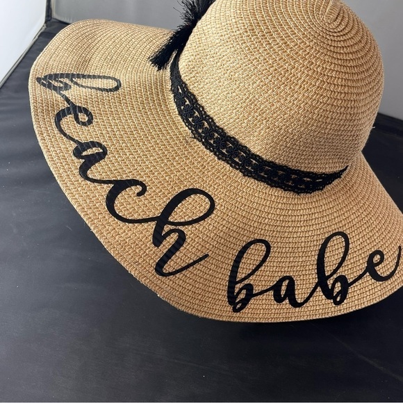 MILANI 100% STRAW BEACH BABE HAT Women’s One Size - Picture 2 of 8
